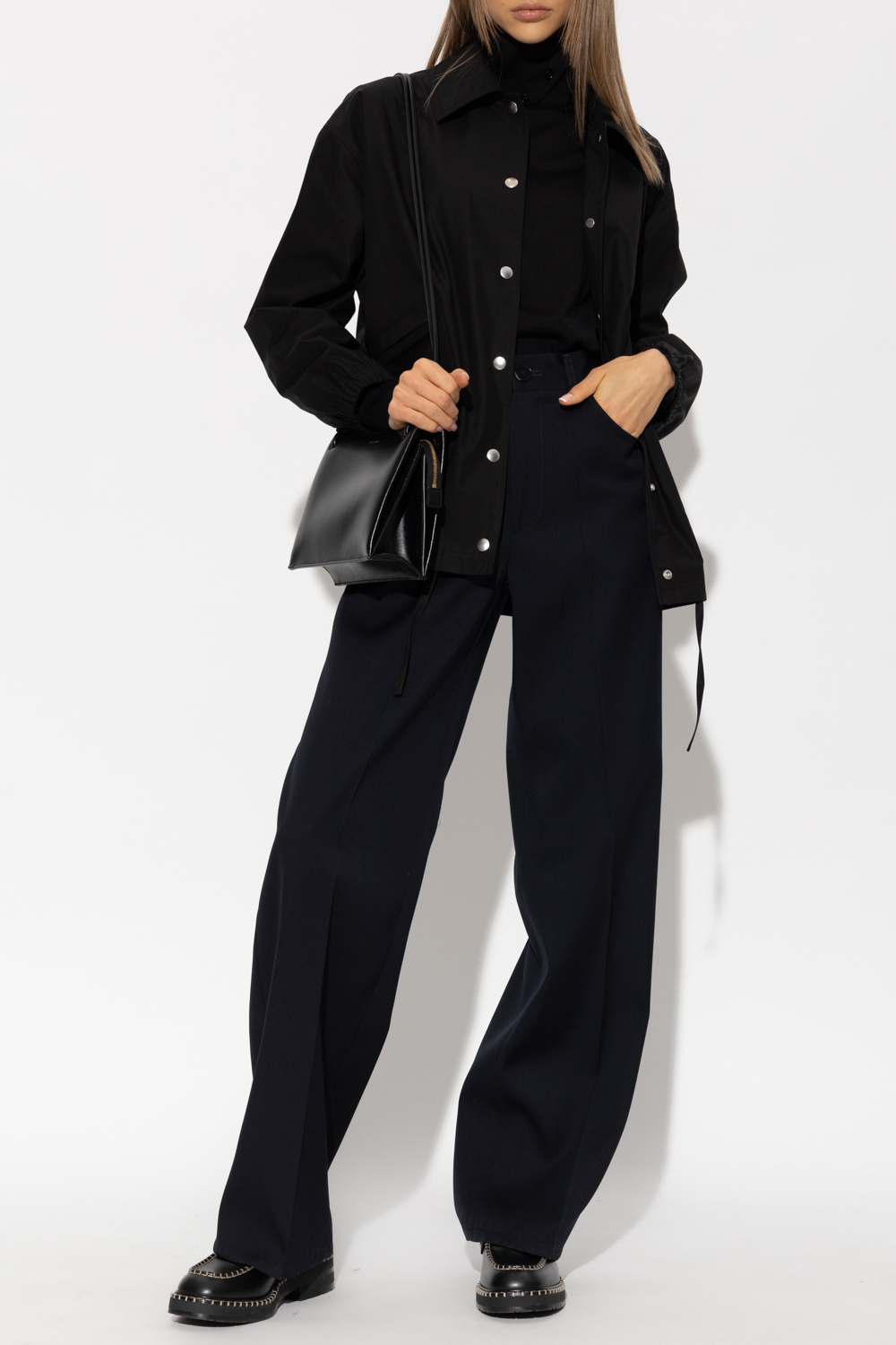 ジャケット Jil Sander SS25 Black cotton jacket (J04AM0001J45026 001) Black Cotton jacket JIL SANDER - Vitkac AS